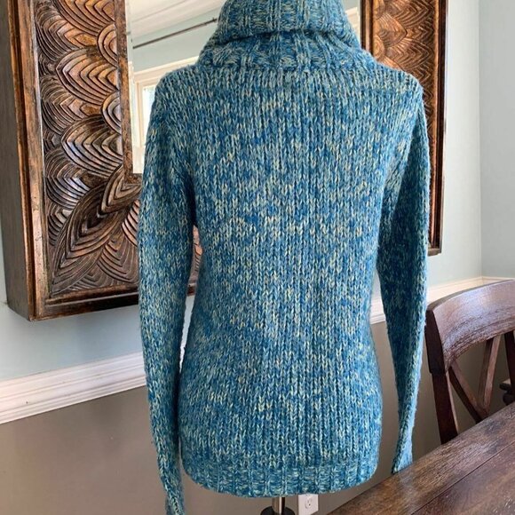 Motel Rocks Womens Cardigan Sweater Shawl Collar Front Pockets - Picture 8 of 9